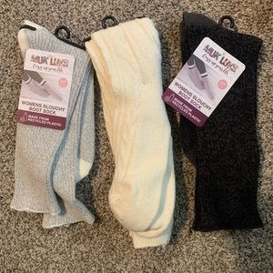 Brand new kneehigh/ boot socks sz 6-11 women (3 pairs)
